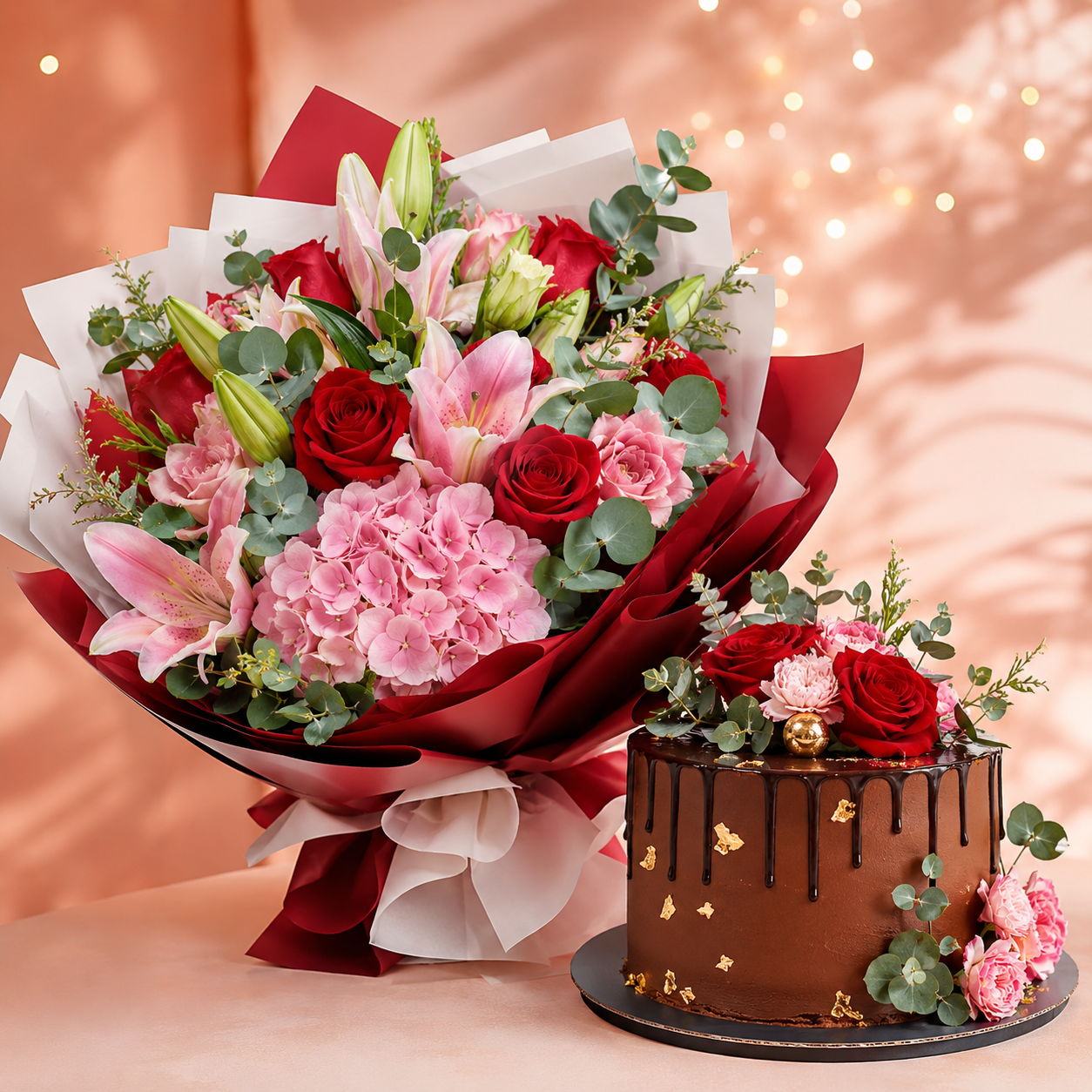 Flowers and Cake Combos