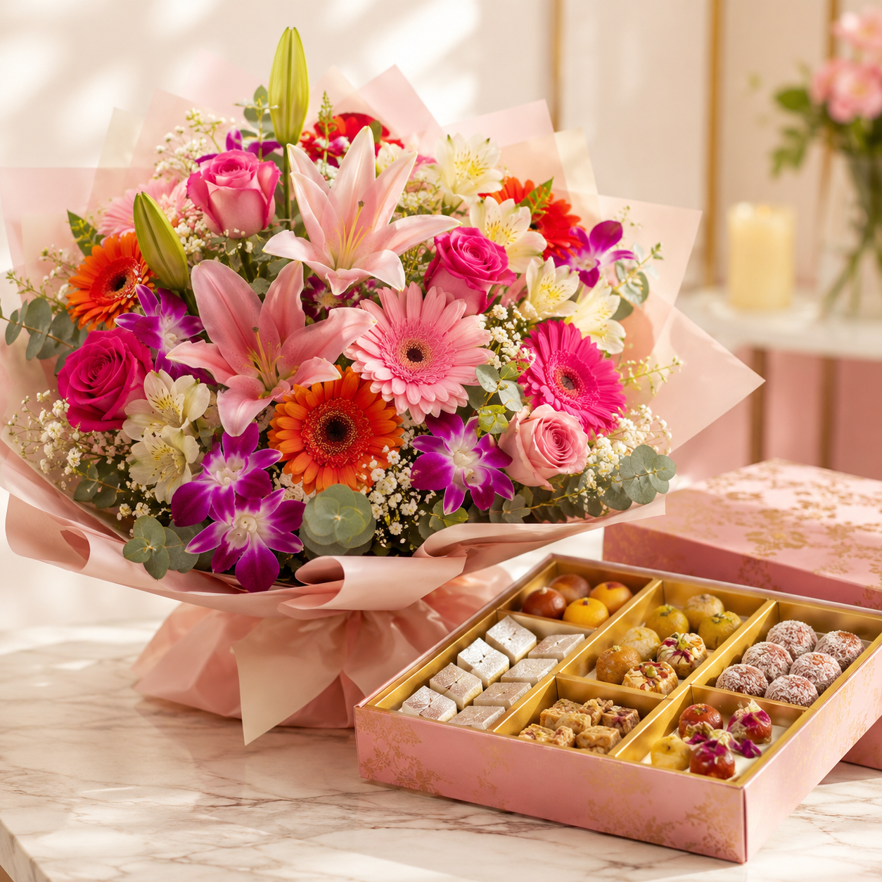 Flowers and Sweets