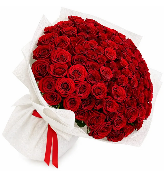 150 Red Rose Bouquet For Valentine's Day