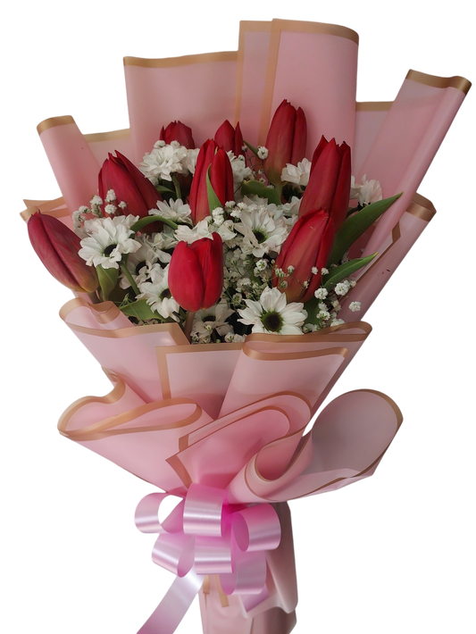 Tulips Hand Bouquet