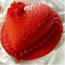 Fondant Heart Cake Fondant Heart Cake